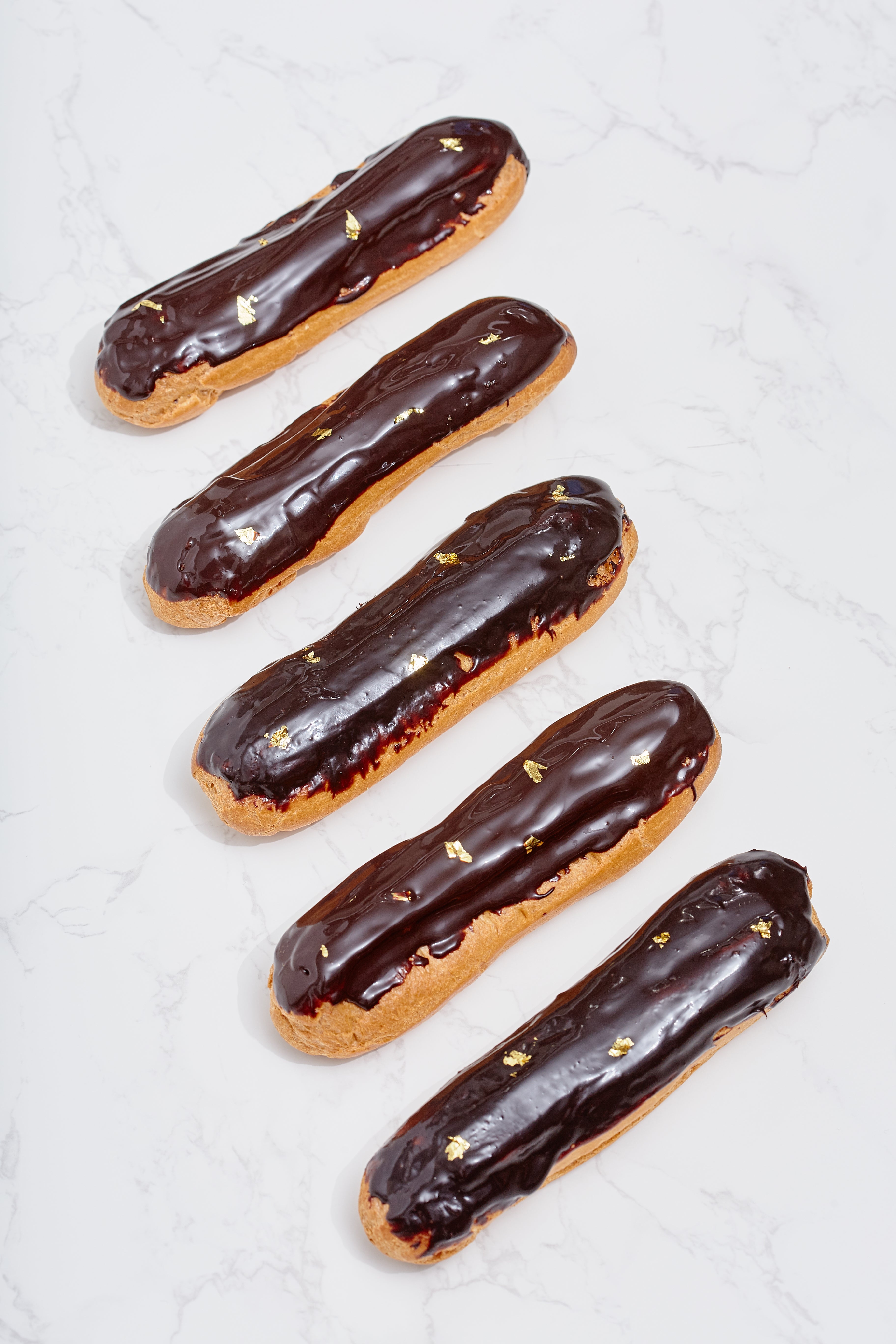 Chocolate & Vanilla Éclairs