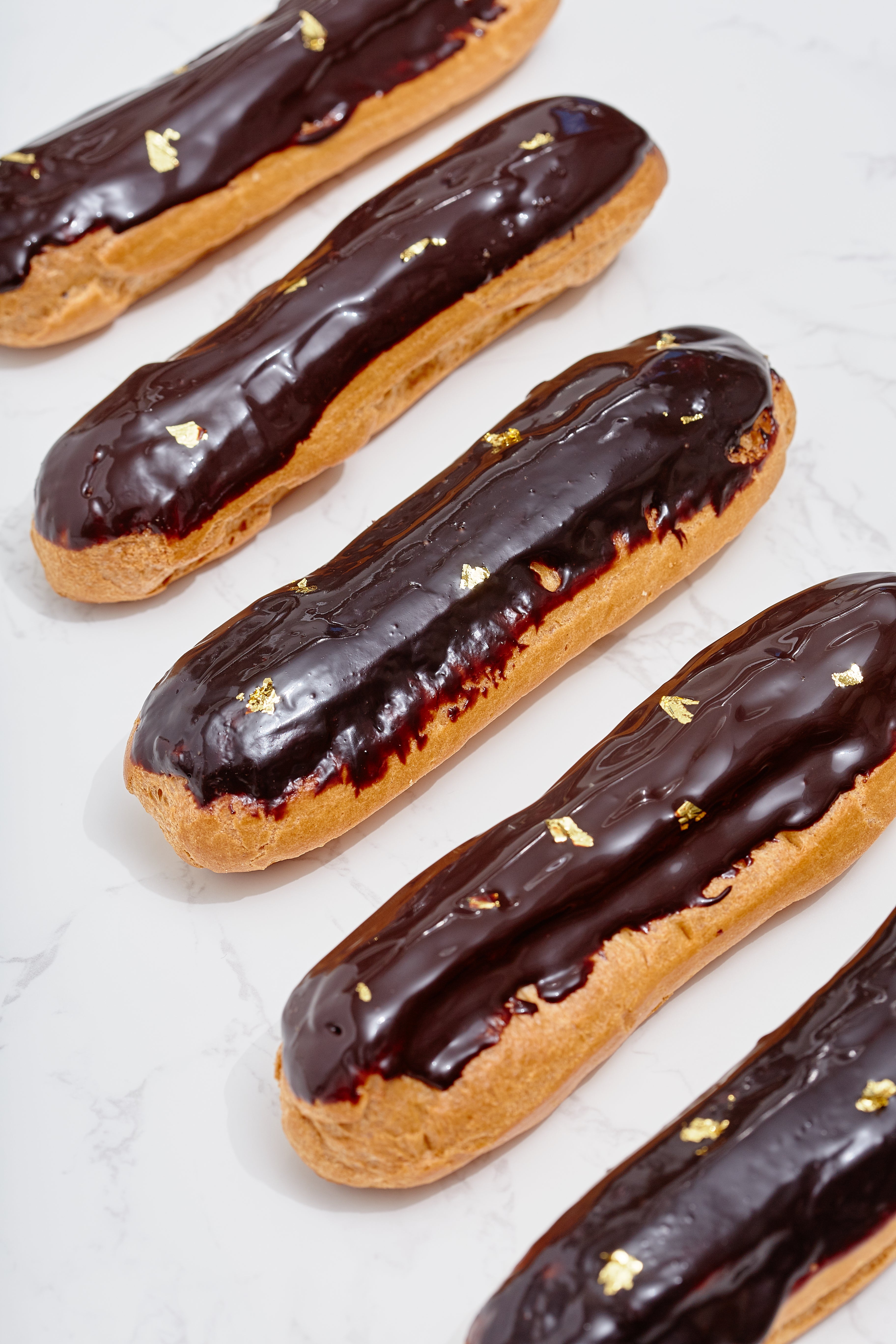 Chocolate & Vanilla Éclairs