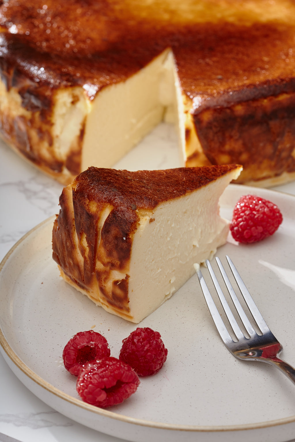 Classic Basque Cheesecake