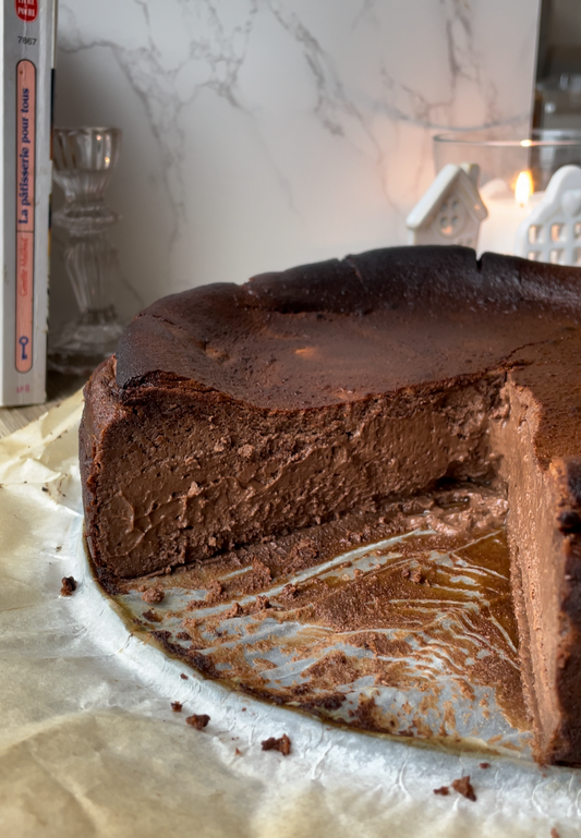 Chocolate Basque Cheesecake